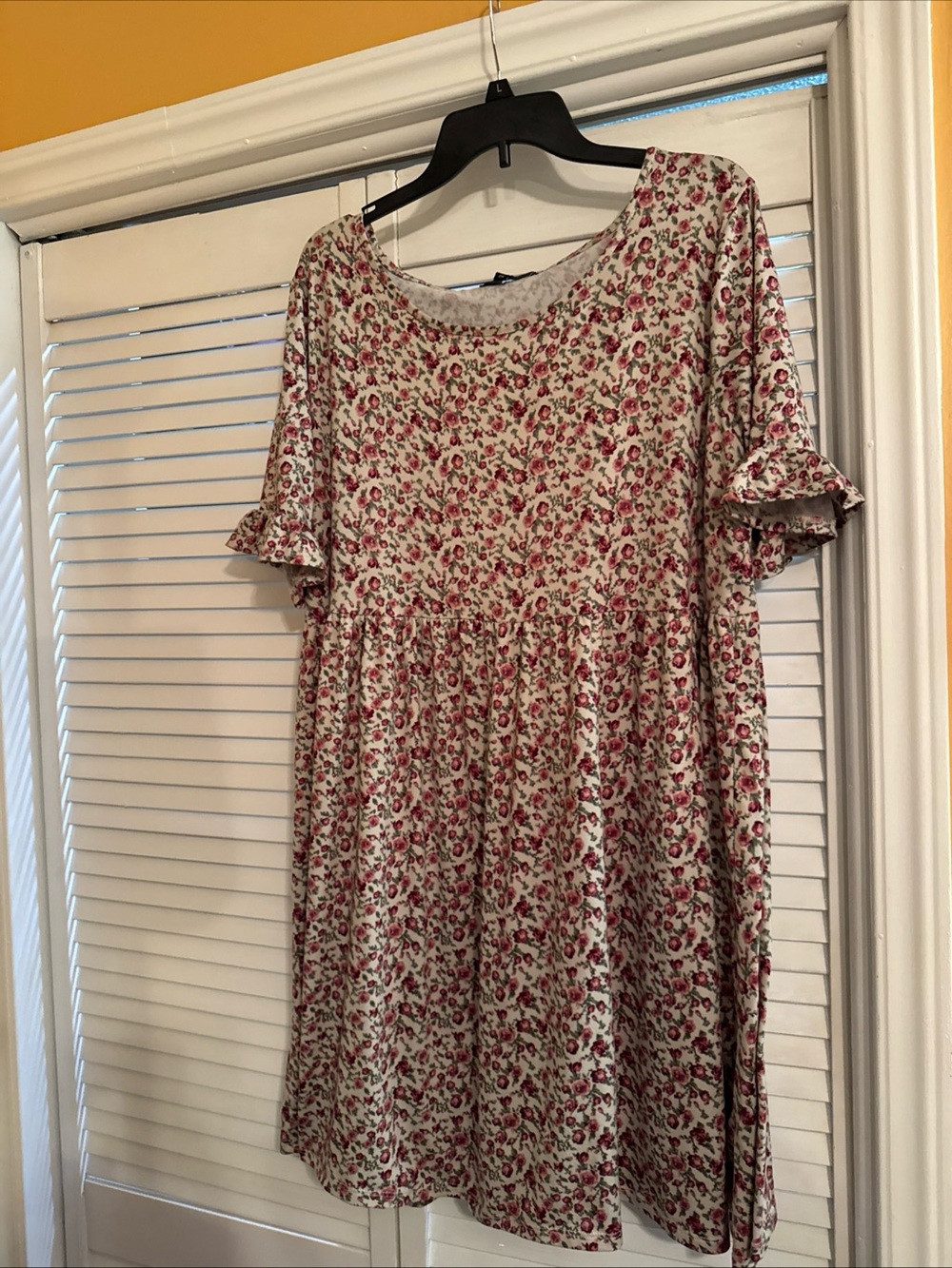 Vibe Dress with Pink Floral Print